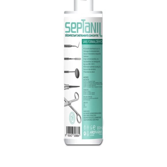 Désinfectant concentré pour instruments sans formaldéhyde 500 ml