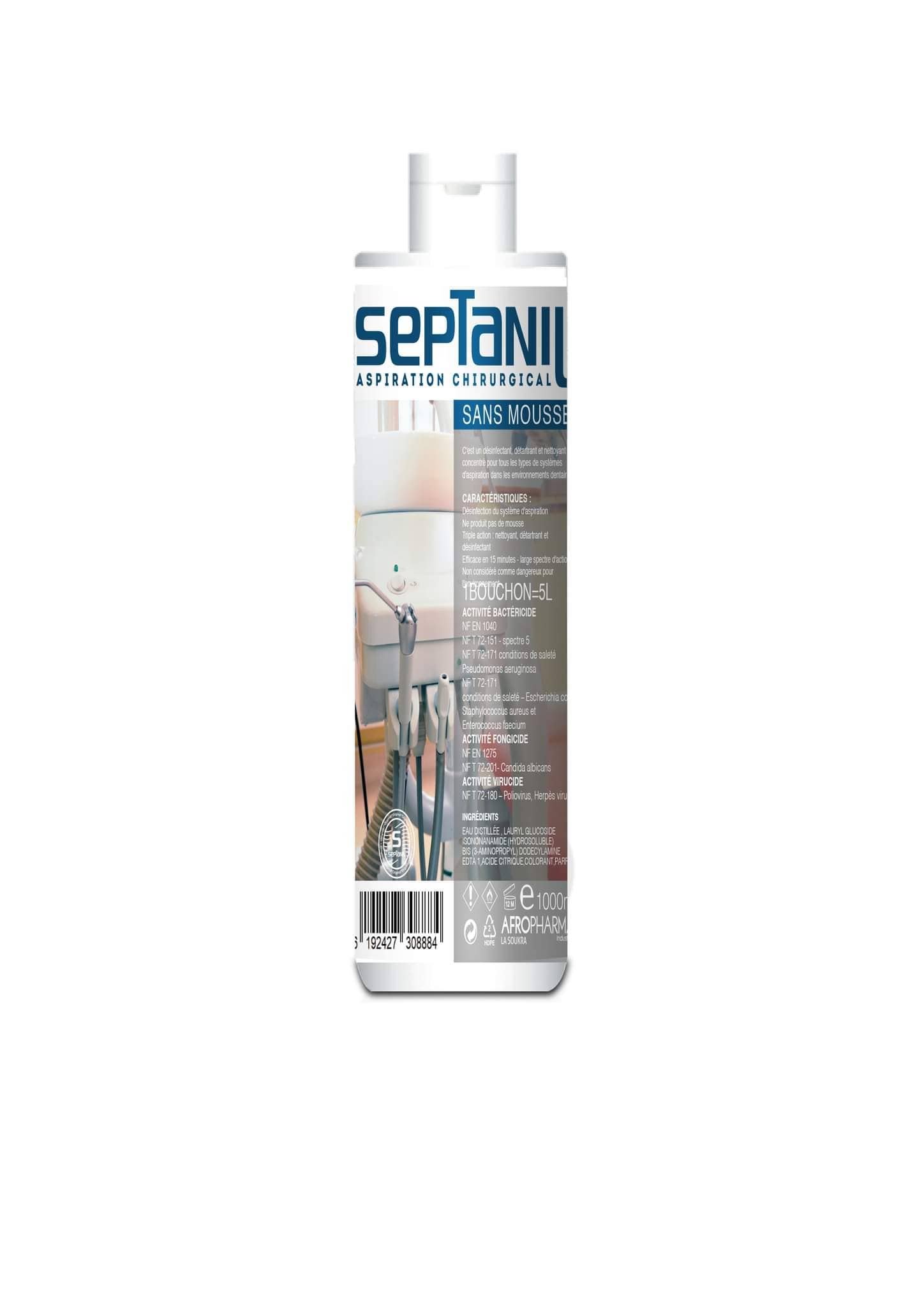 Désinfectant dégraissant de l’aspiration chirurgicale non moussant 500 ml