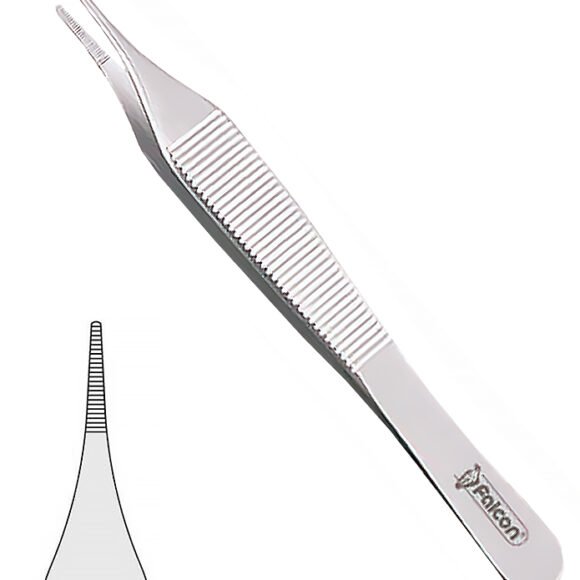 Forceps dissecting Adson serrated 120mm