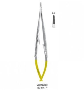 Falcon-Grip Needle holder Castroviejo str. 180mm TC