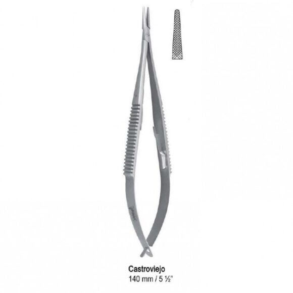 Needle holder Castroviejo cur. 140mm
