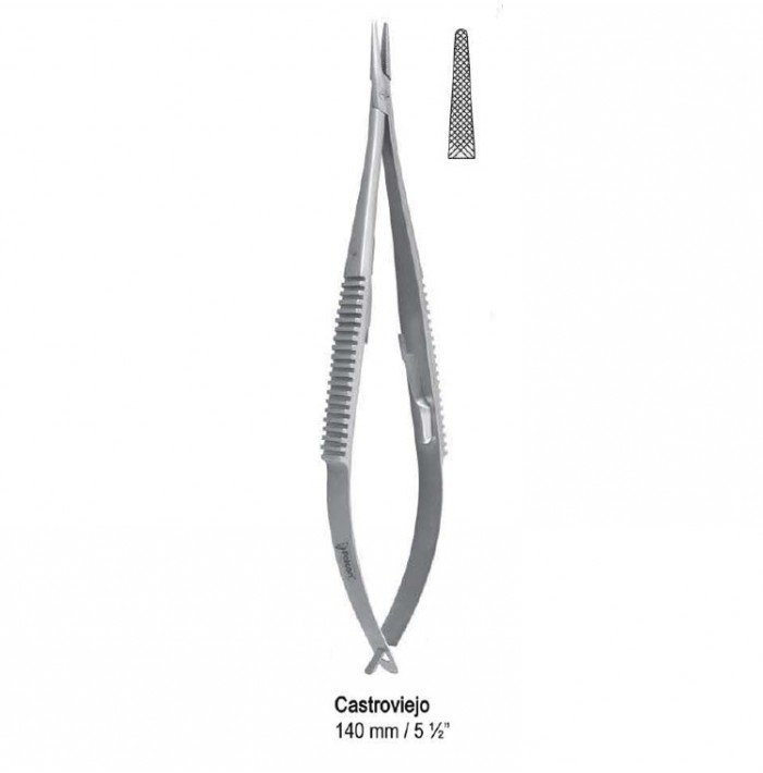 Needle holder Castroviejo cur. 140mm