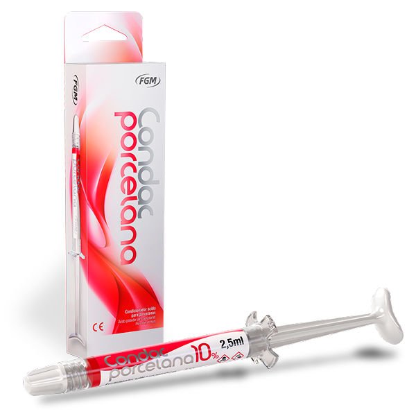 CONDAC PORCELANA 10% ACIDE HYDROFLUORIQUE  2.5ML