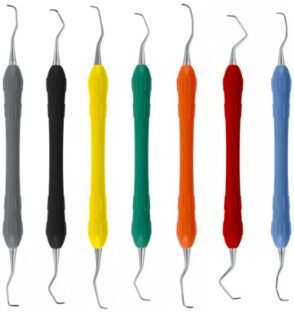 Easy-Color Curettes Gracey rigid de set of 7