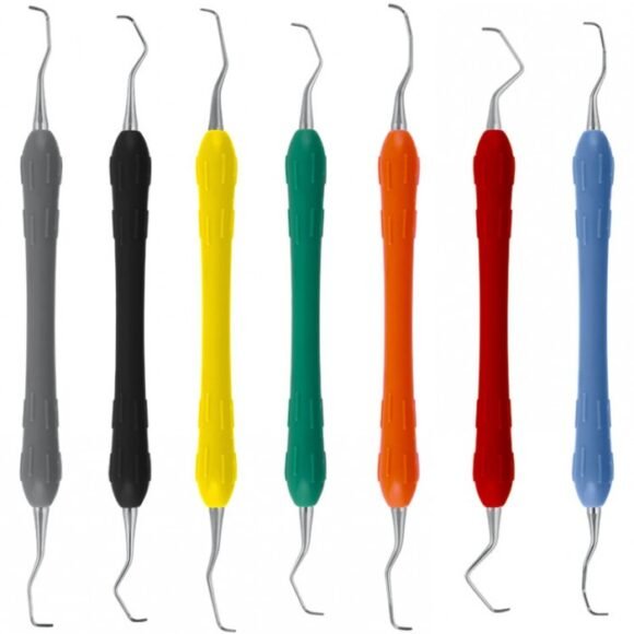 Easy-Color Curettes Gracey rigid de set of 7