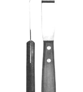 SPATULE D’ALGINATE FLEXIBLE POIGNÉE EN BOIS (19CM)