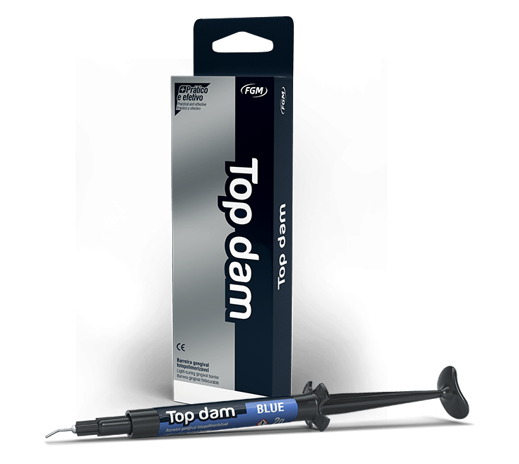 TOP DAM BLUE PAROI GINGIVALE PHOTOPOLYMERISABLE SERINGUE DE 2G