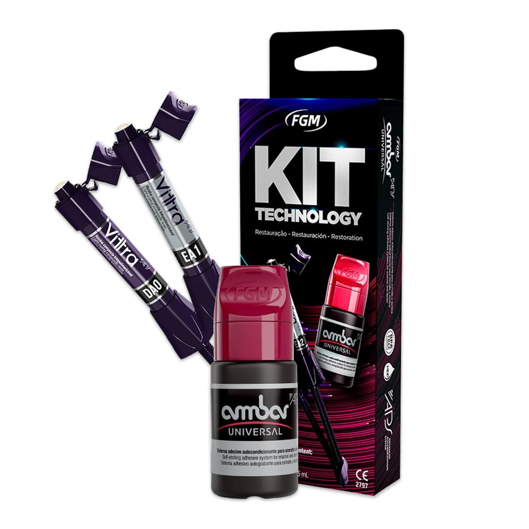 VITTRA APS KIT TECHNOLOGY : COMPOSITE NANOHYBRIDE CHERGE EN ZIRCONE DA2 4GR + EA2 4GR + AMBAR UNIVERSAL APS 5ml
