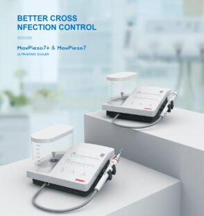 DÉTARTREUR ULTRASONIQUE LED MAXPIEZO7+ TYPE EMS 3 FONCTIONS (DET/PARO/ENDO) + 8 INSERTS